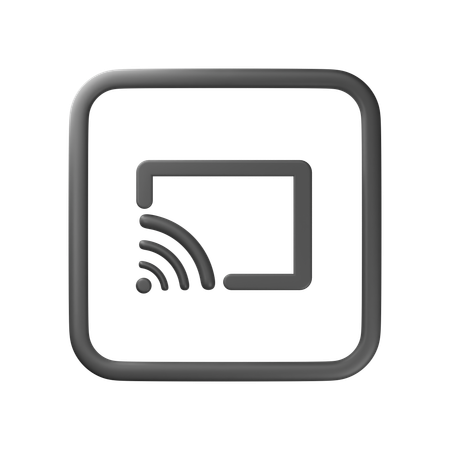 Share Screen  3D Icon