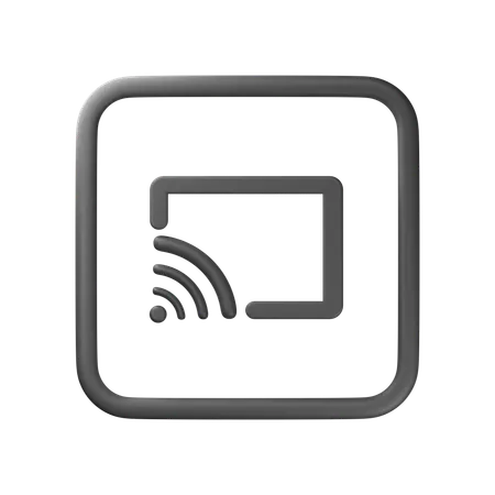 Share Screen  3D Icon