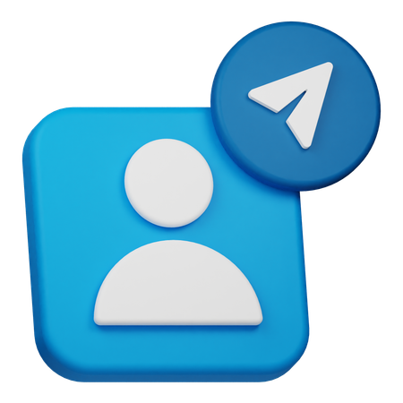 Share User  3D Icon