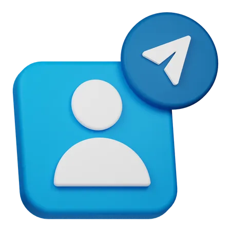 Share User  3D Icon