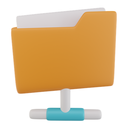 Shared document  3D Icon