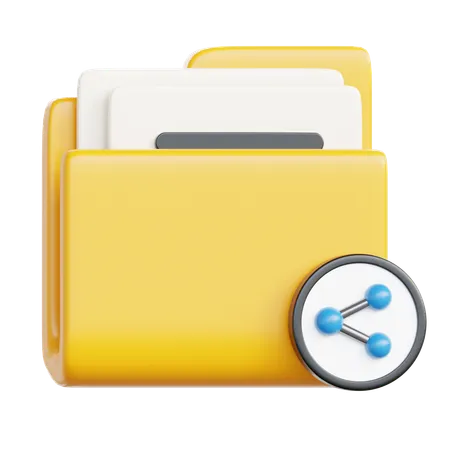 Shared Folder  3D Icon