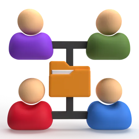 Shared Folder  3D Icon
