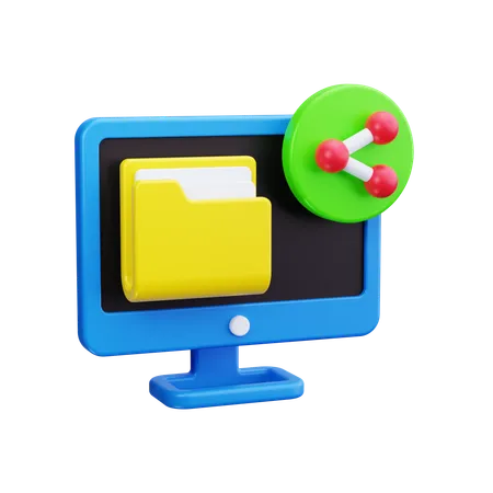 Shared Folder  3D Icon