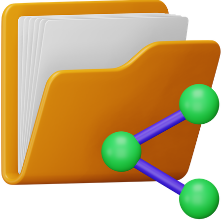 Shared Folder  3D Icon