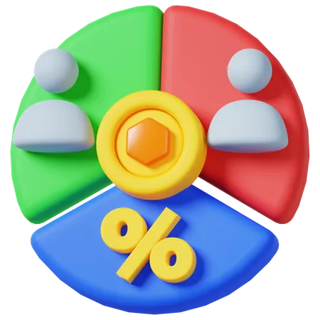 Shareholder 3 D Icon 3D Icon