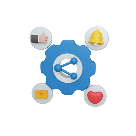 Sharing  3D Icon
