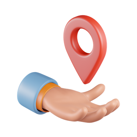 Sharing Location  3D Icon