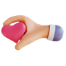 sharing love emoji 3d