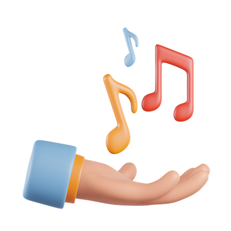 Sharing Music 3D Icon