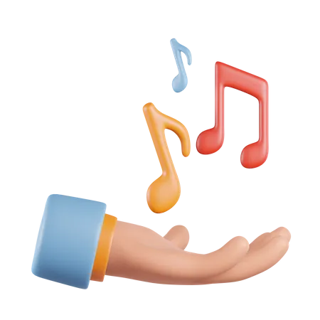 Sharing Music 3D Icon