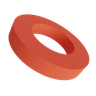 sharp donut shape 3d logos