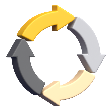 Sharp Flow Chart  3D Icon