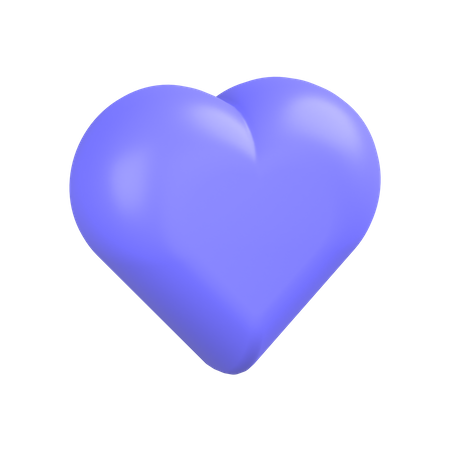 Sharp-heart 3D Icon