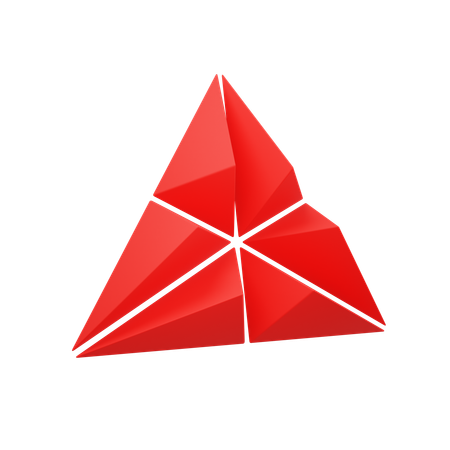 Sharp Triangle  3D Icon