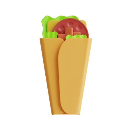 Shawarma  3D Icon