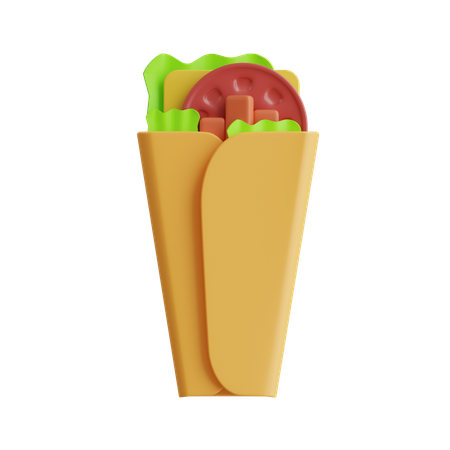 Shawarma  3D Icon