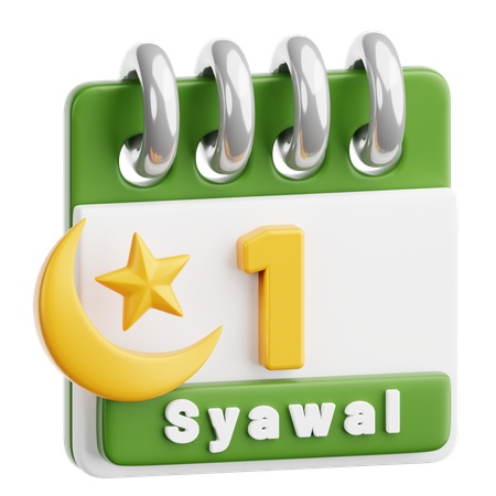 Shawwal  3D Icon