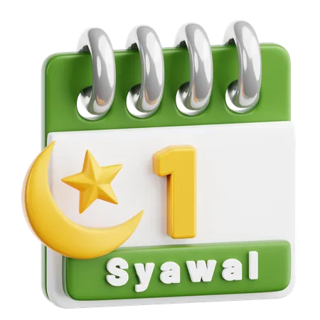 Shawwal  3D Icon