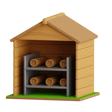 Shed  3D Icon