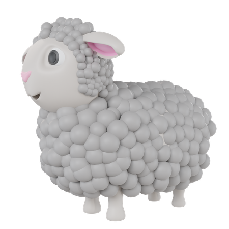 Sheep  3D Icon