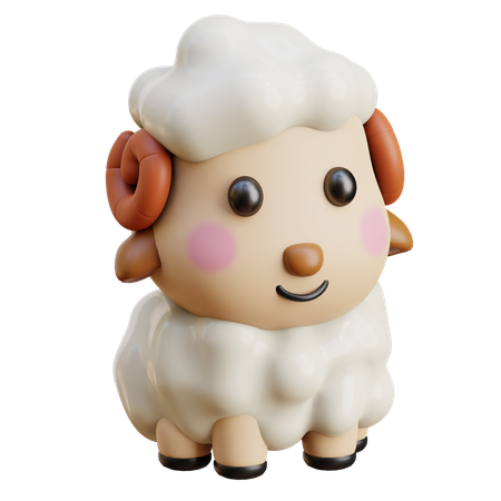 羊  3D Icon