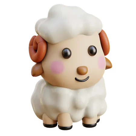 羊  3D Icon