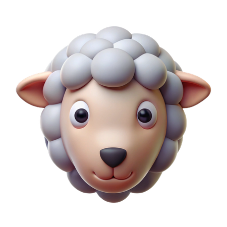 Sheep  3D Icon