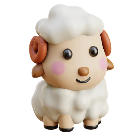 Sheep  3D Icon