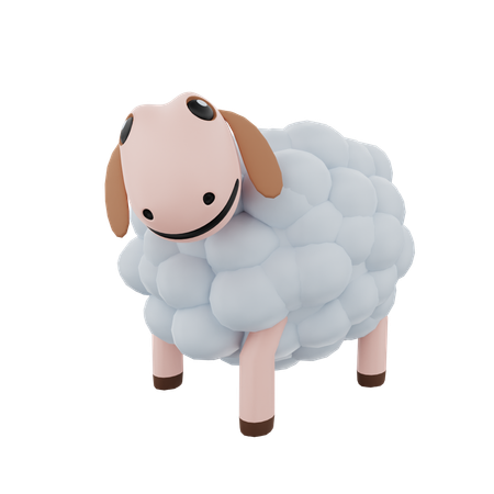 Sheep  3D Icon