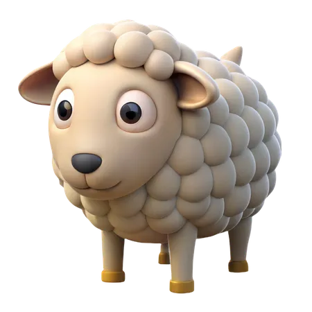 Sheep  3D Icon