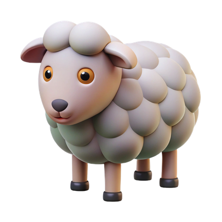 Sheep  3D Icon