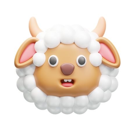 Sheep Animoji  3D Icon