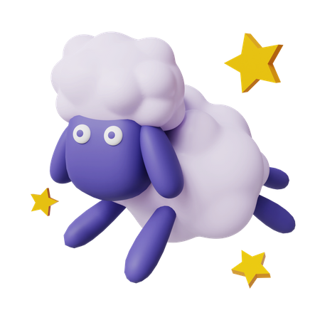 Sheep Toy 3D Icon