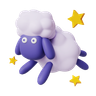 3d sheep toy emoji