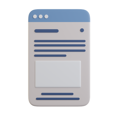 Sheet  3D Icon