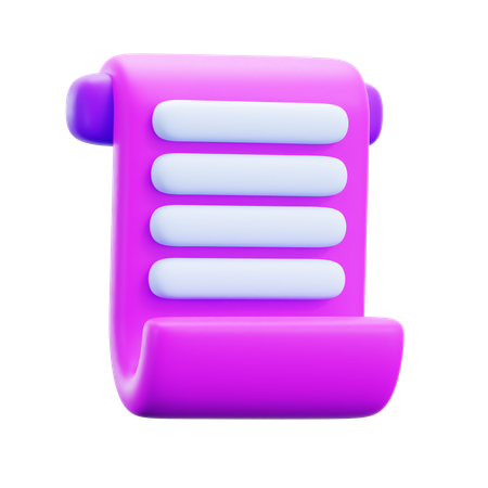 Sheet  3D Icon