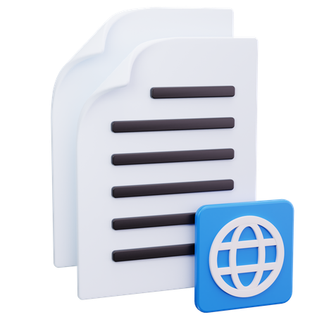 Sheet Export  3D Icon