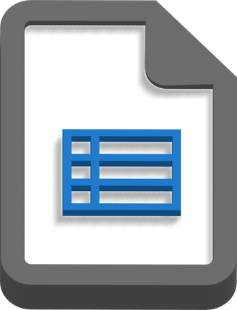 シートファイル  3D Icon