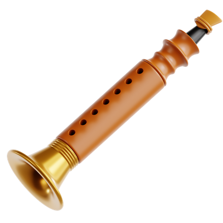 Shehnai  3D Icon