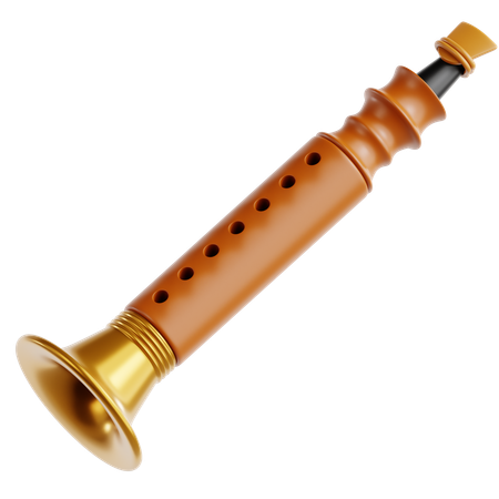 Shehnai  3D Icon