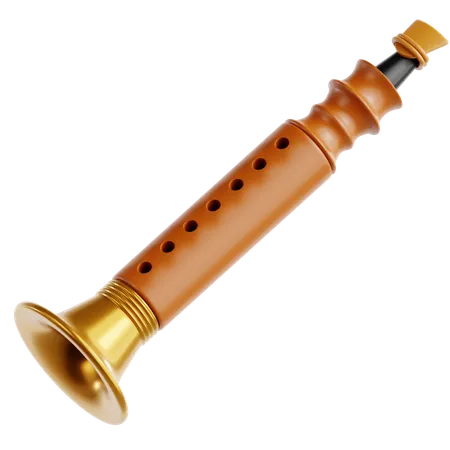 Shehnai  3D Icon