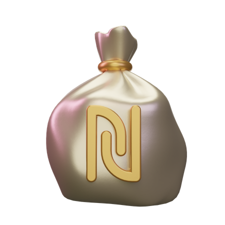 Shekel Money Sack  3D Icon