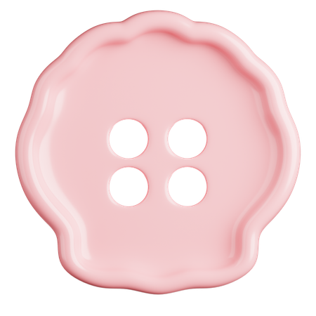 貝ボタンそっくり  3D Icon