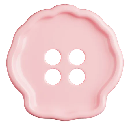 Shell Button Lookalike  3D Icon