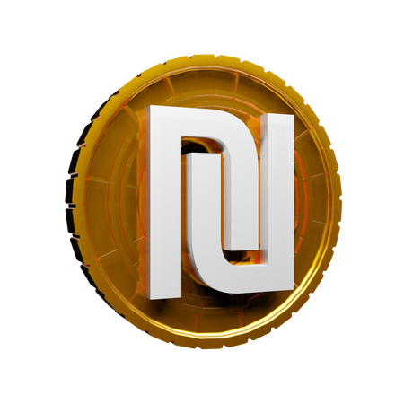 Sheqel  3D Icon