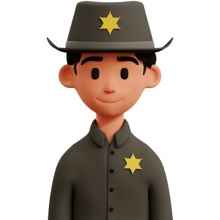 Sherif  3D Icon