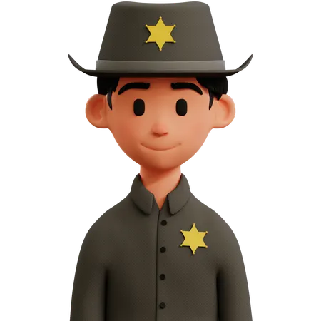 Sherif  3D Icon