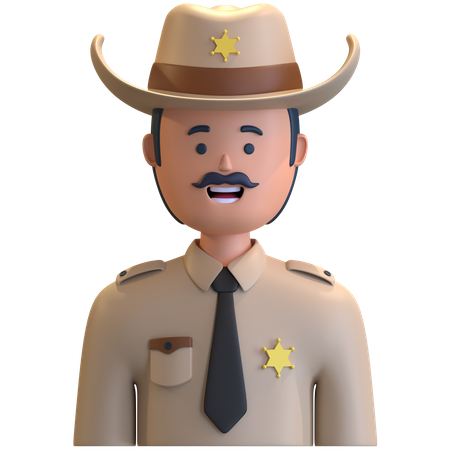 Sherif  3D Icon