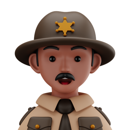 Shérif  3D Icon